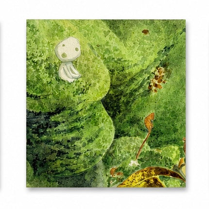 Original artworks by Ulap Namnama Miguel, Dumaguete City, Negros Oriental, Philippines, Filipino artist, watercolor, mini artwork, authentic art, nature art, woodland art, forest scenes, leaves, insects, snail, moss, tiny forest spirit, basket, tree, earthy colors, whimsical art, creative artwork, wall decor, gift idea, tourist art, Pinspired Art Gallery, MICRA Art Show.