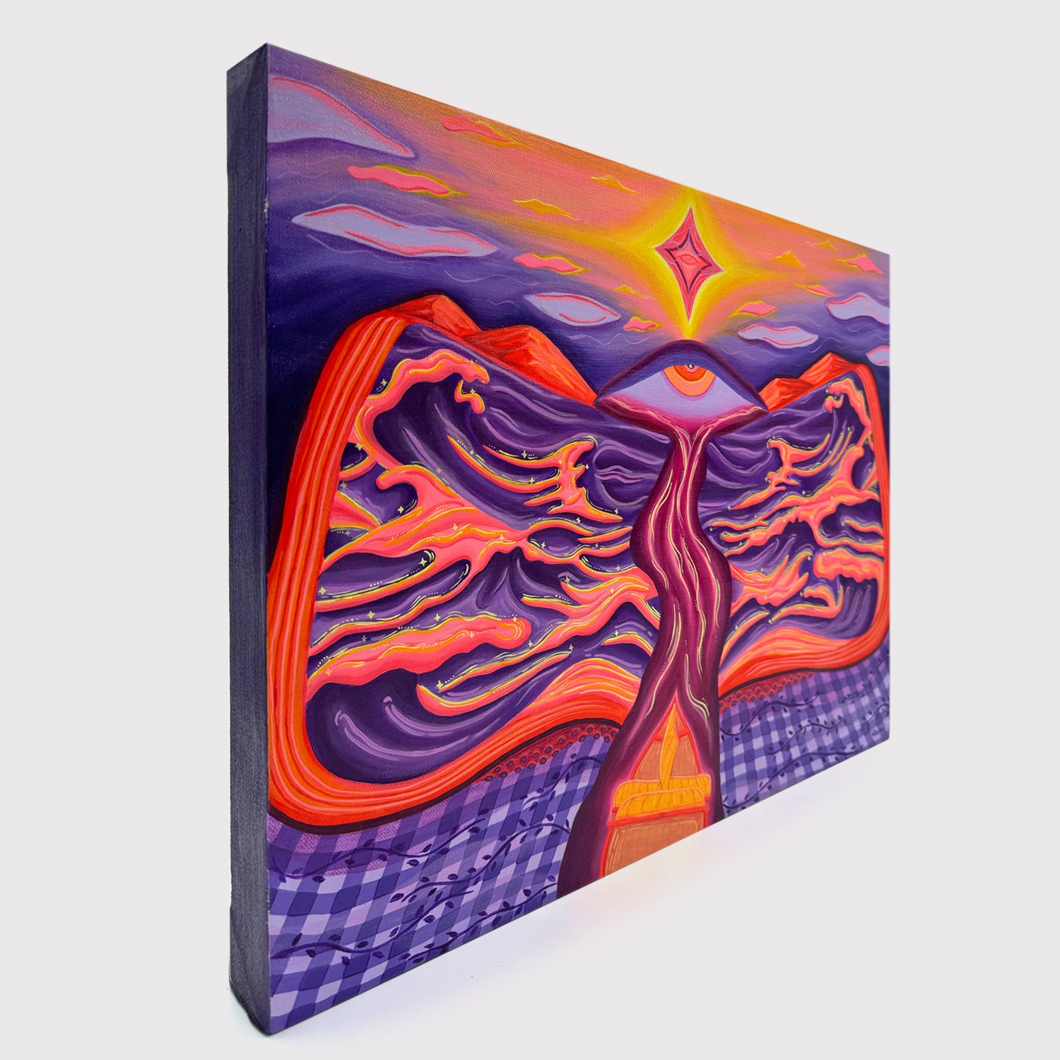 aDon, Dumaguete Art Scene, Pinspired Art Gallery, Collector, Original, Artwork, Artist, Filipino, Philippines, Book inspired, Exhibition, Odysseus and the Cyclops Retold by Peggy Manuel, Contemporary, Acrylic, Canvas, Eye, Hypnotic