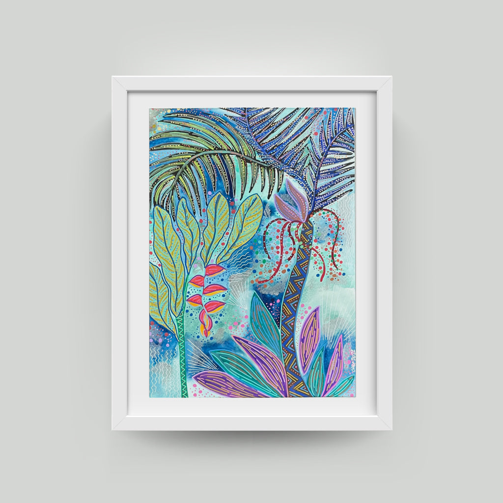 Buntag sa Bukid Limited Edition Art Print by Purple Seaweed Studio