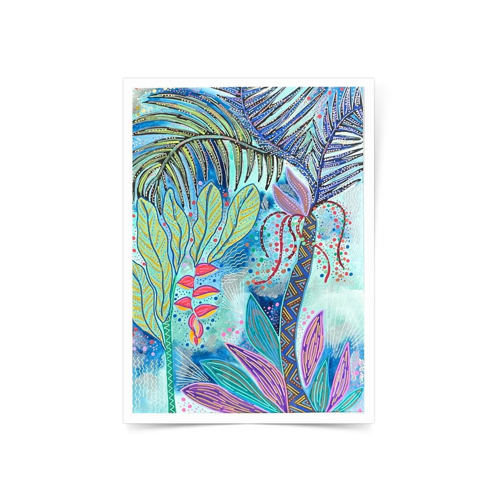 Buntag sa Bukid Limited Edition Art Print by Purple Seaweed Studio