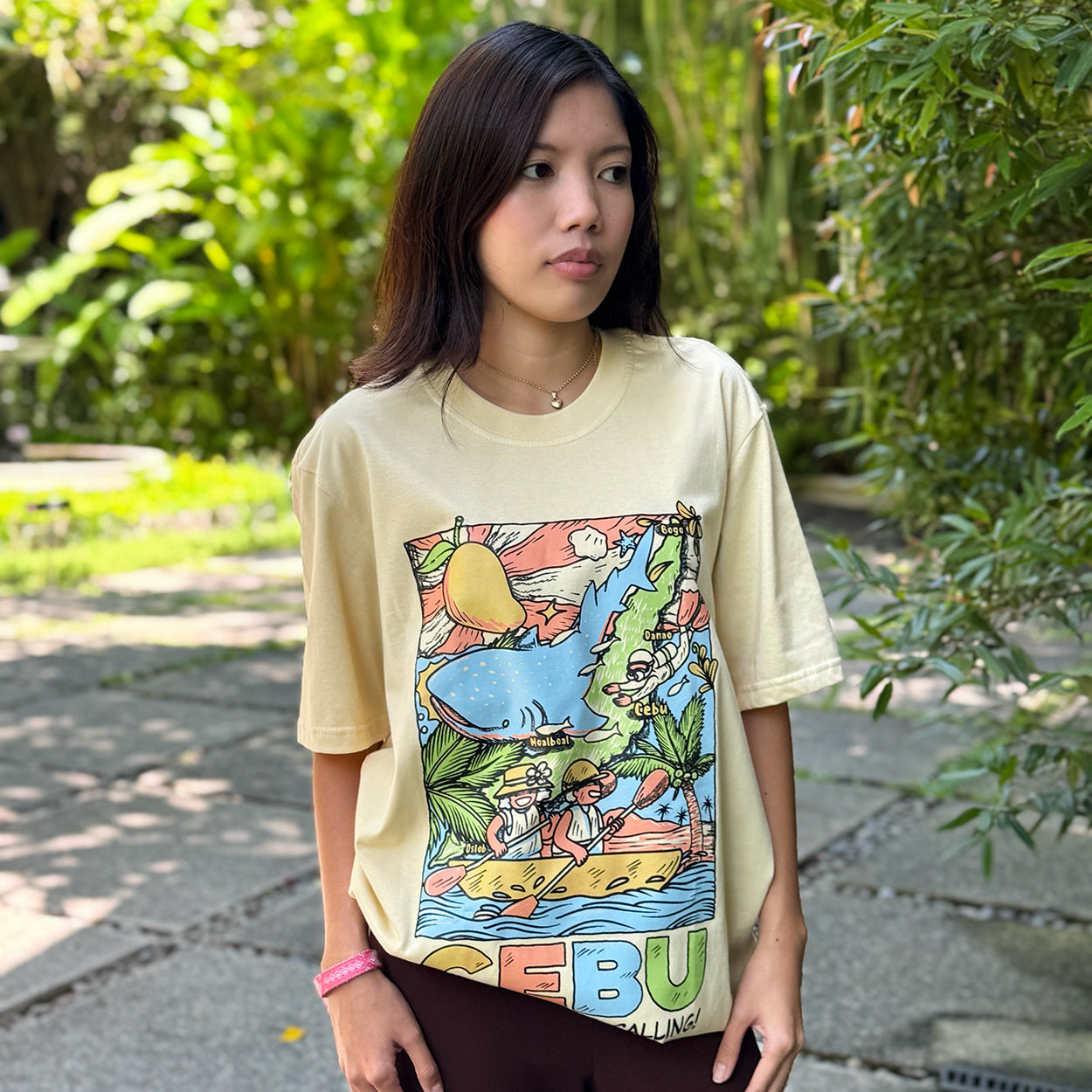 Cebu island, Sugbo, travel, souvenir, shirt, cute, funny, illustation, art, artsy, Moshi Dokyo, Negros Oriental, Dumaguete, Pinspired Art Souvenirs, Exclusive, whale shark, mango, adventure