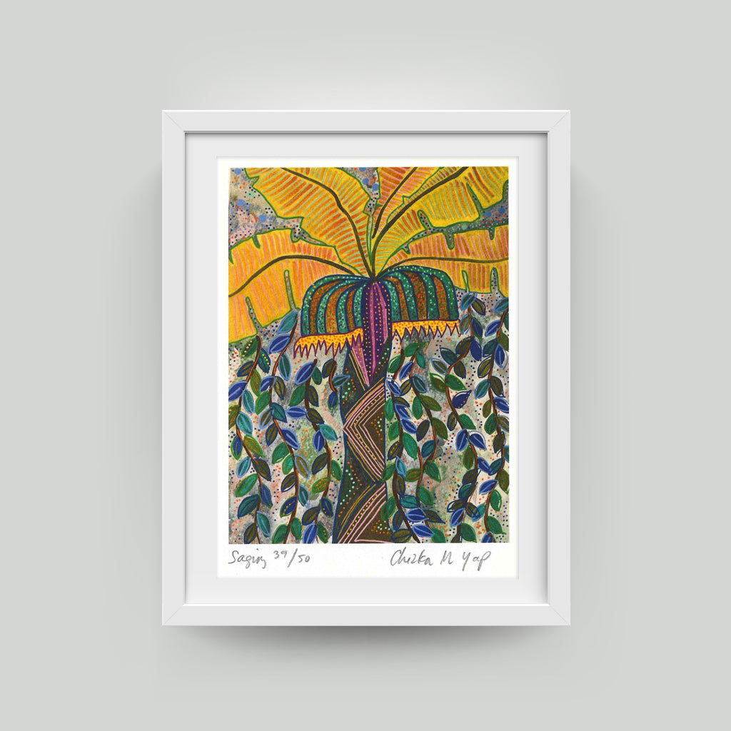 Saging Art Print by Purple Seaweed Studio