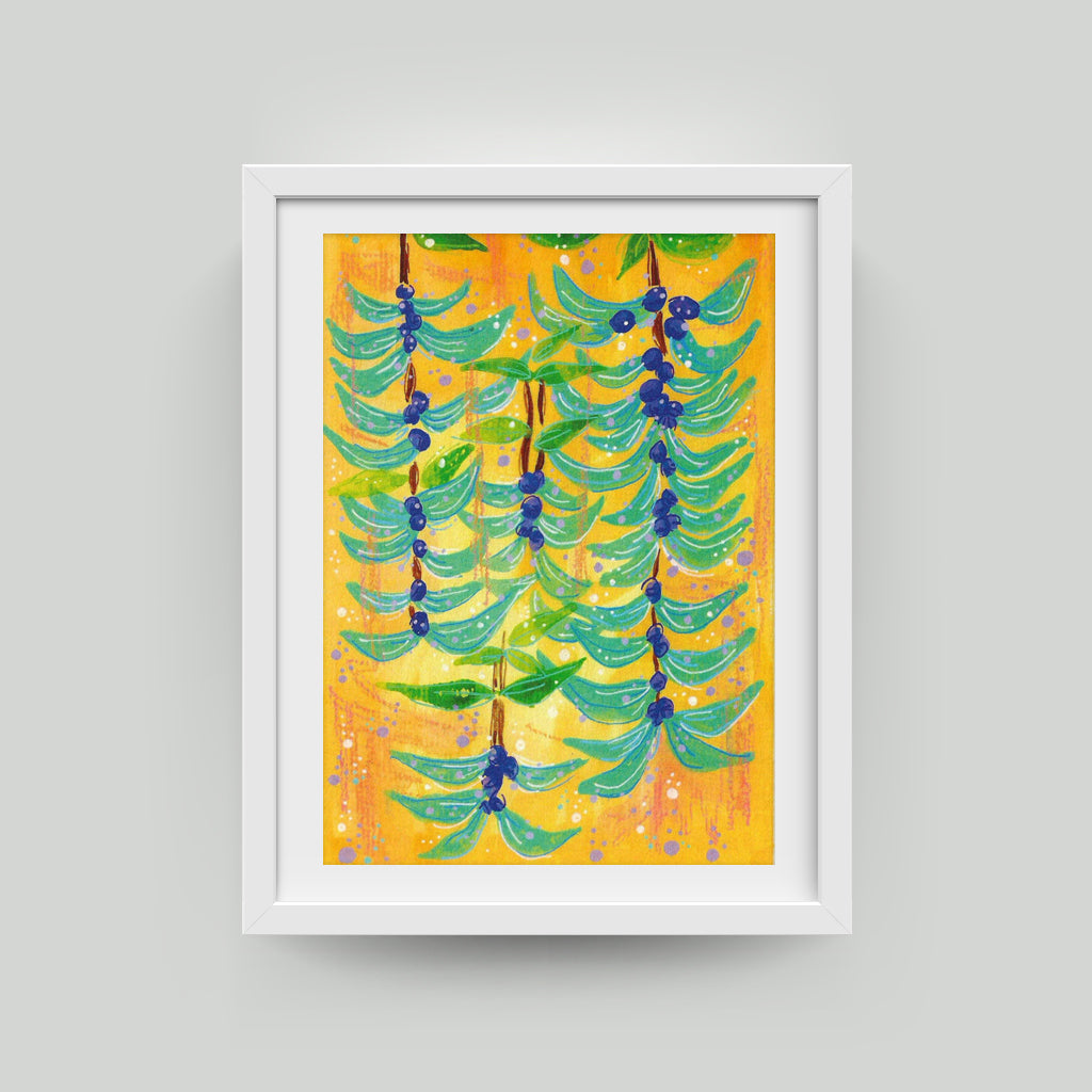 Philippine Jane Vine Art Print by Purple Seaweed Studio