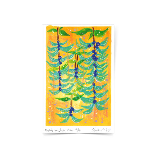 Philippine Jane Vine Art Print by Purple Seaweed Studio