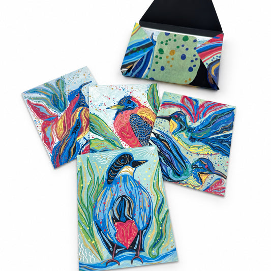Philippine Birds Greeting Cards by Purple Seaweed Studio