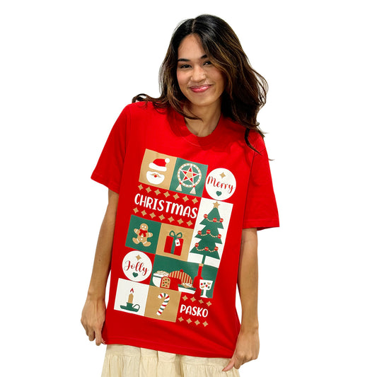 Christmas, Pasko, Merry, Jolly, t-shirt, top, clothing, Filipino, brand, Negros Oriental, Dumaguete city, souvenir, tourist, festive season, silk screen