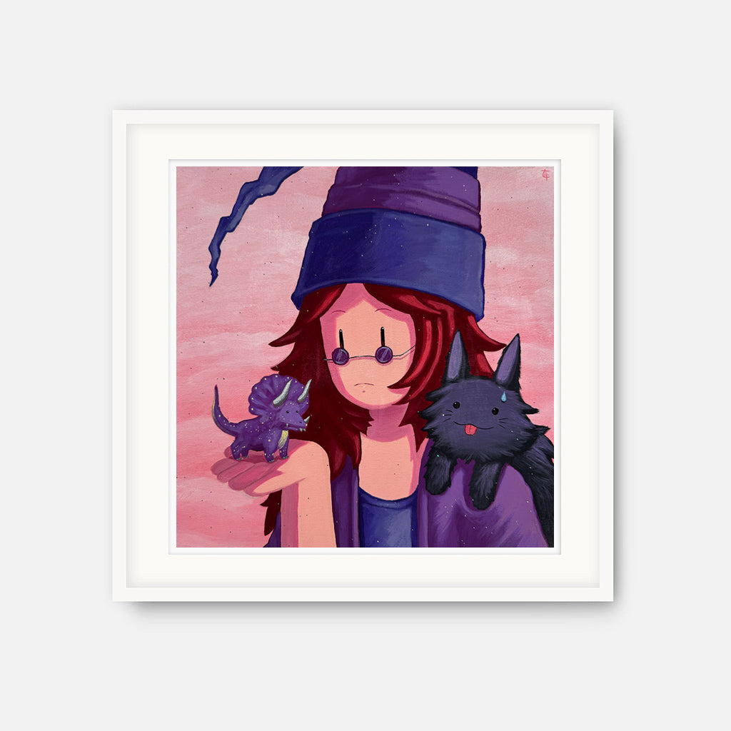 Dino's Day Out Limited Edition Art Print by Cil Flores