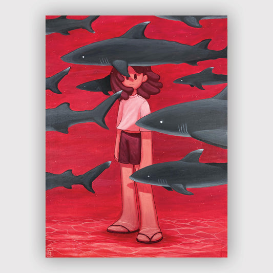 Dreams of the Sea Original Artwork by Cil Flores