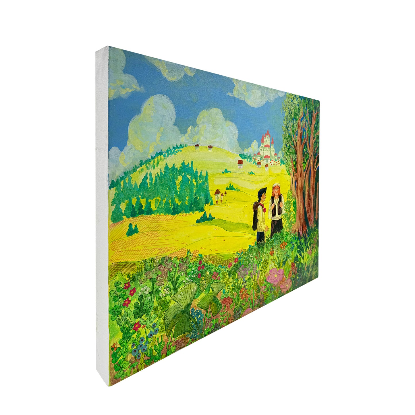 Drizz, Cebu City, Artwork, Acrylic, exhibition, original, Filipino, Children's story, artist, art Philippines, Pinspired Art Souvenirs, Books on Wheels, Valencia, buy original artwork, catalogue, art gallery, Raggedy Ann and Andy Second Giant Treasury by Johnny Gruelle