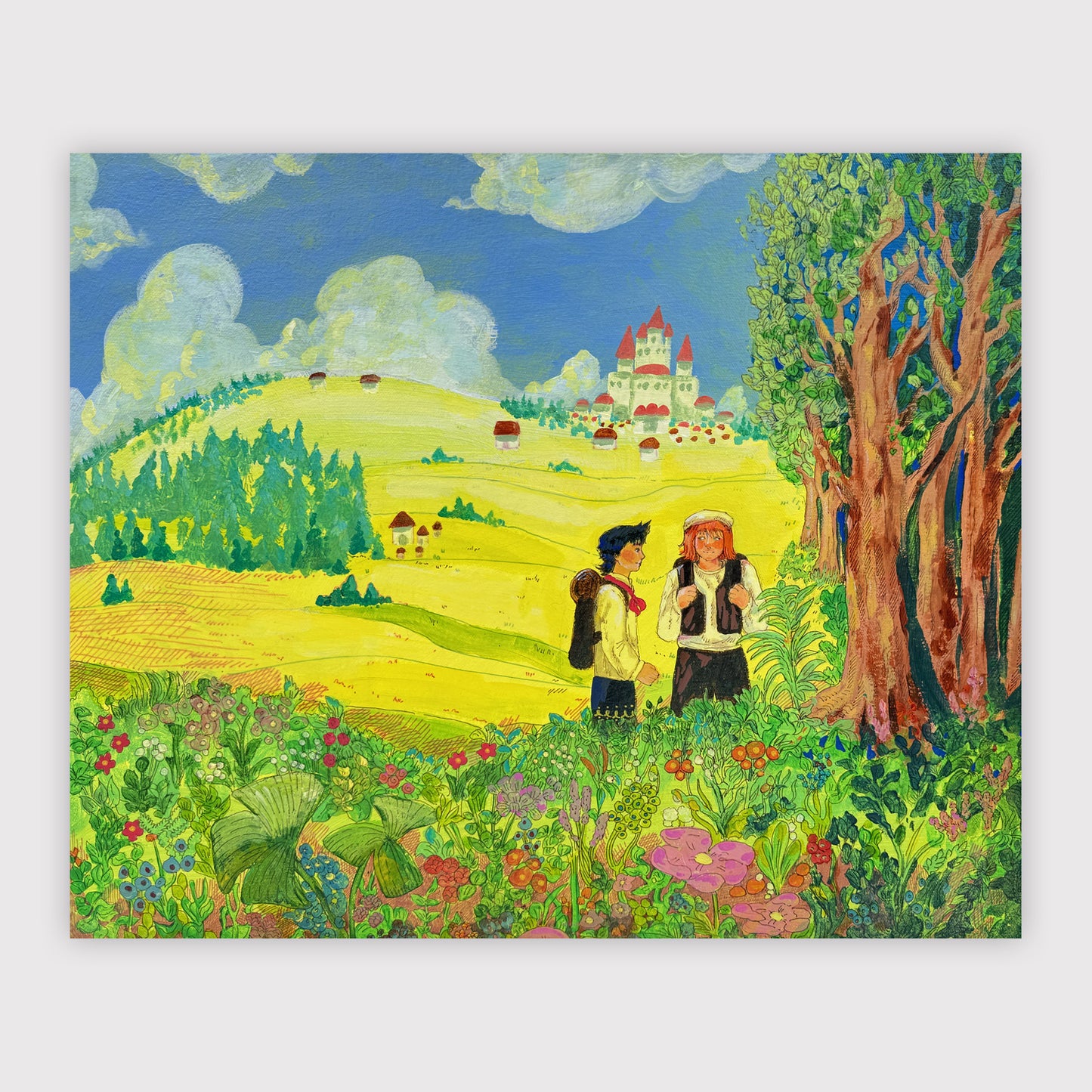 Drizz, Cebu City, Artwork, Acrylic, exhibition, original, Filipino, Children's story, artist, art Philippines, Pinspired Art Souvenirs, Books on Wheels, Valencia, buy original artwork, catalogue, art gallery, Raggedy Ann and Andy Second Giant Treasury by Johnny Gruelle