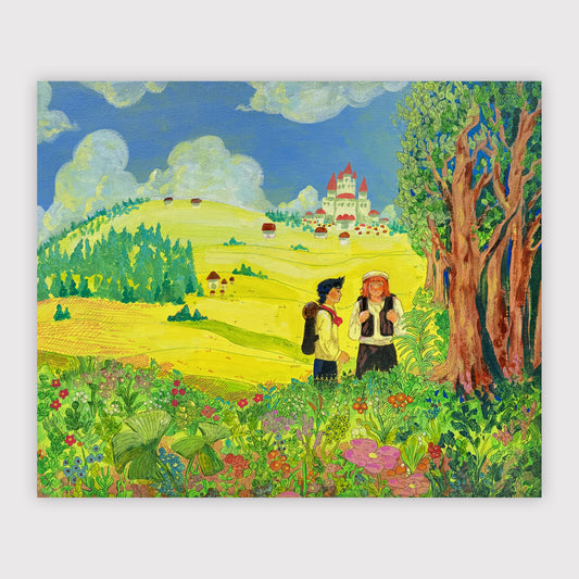 Drizz, Cebu City, Artwork, Acrylic, exhibition, original, Filipino, Children's story, artist, art Philippines, Pinspired Art Souvenirs, Books on Wheels, Valencia, buy original artwork, catalogue, art gallery, Raggedy Ann and Andy Second Giant Treasury by Johnny Gruelle