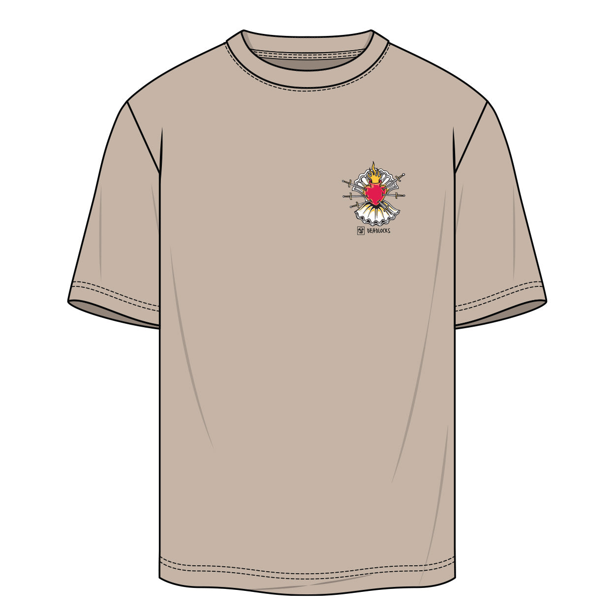 The Pearl of the Orient tatoo-inspired T-shirt by Deadlocks