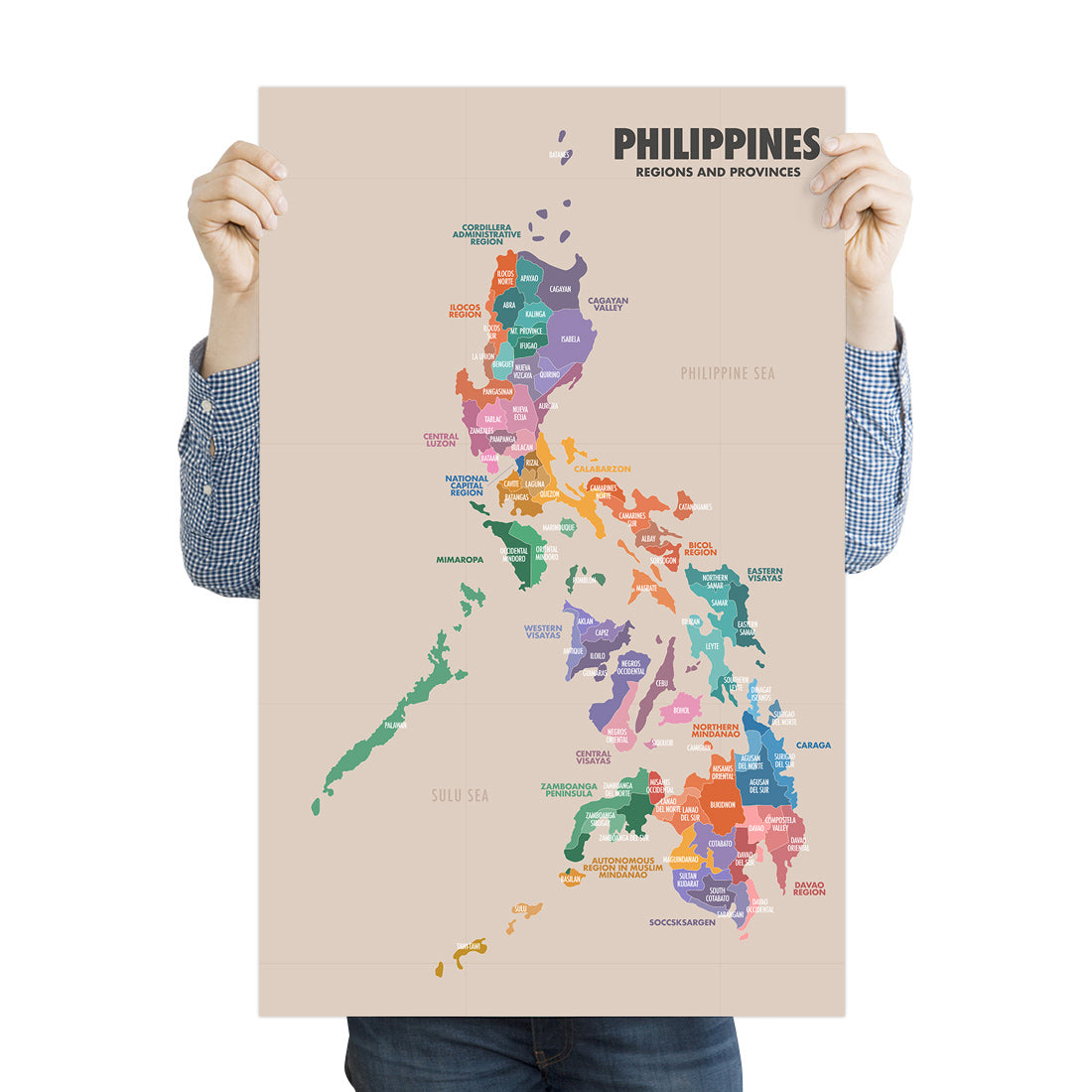 Philippine Regions and Provinces Poster