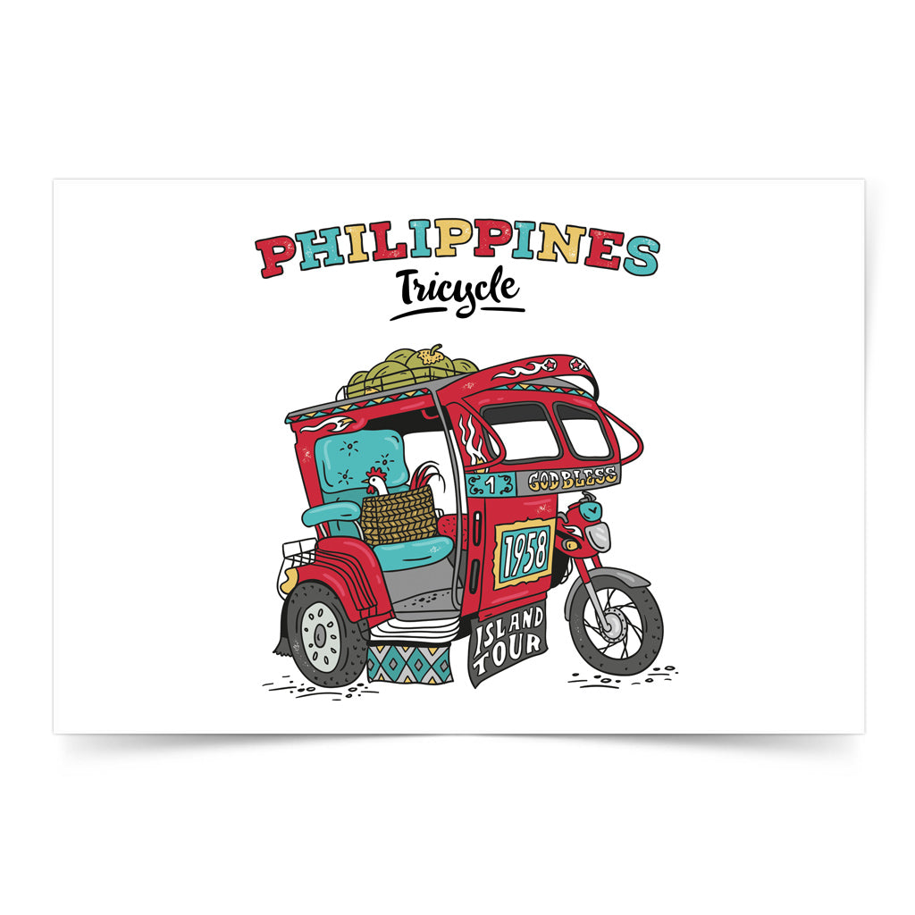 Philippine Tricycle Poster