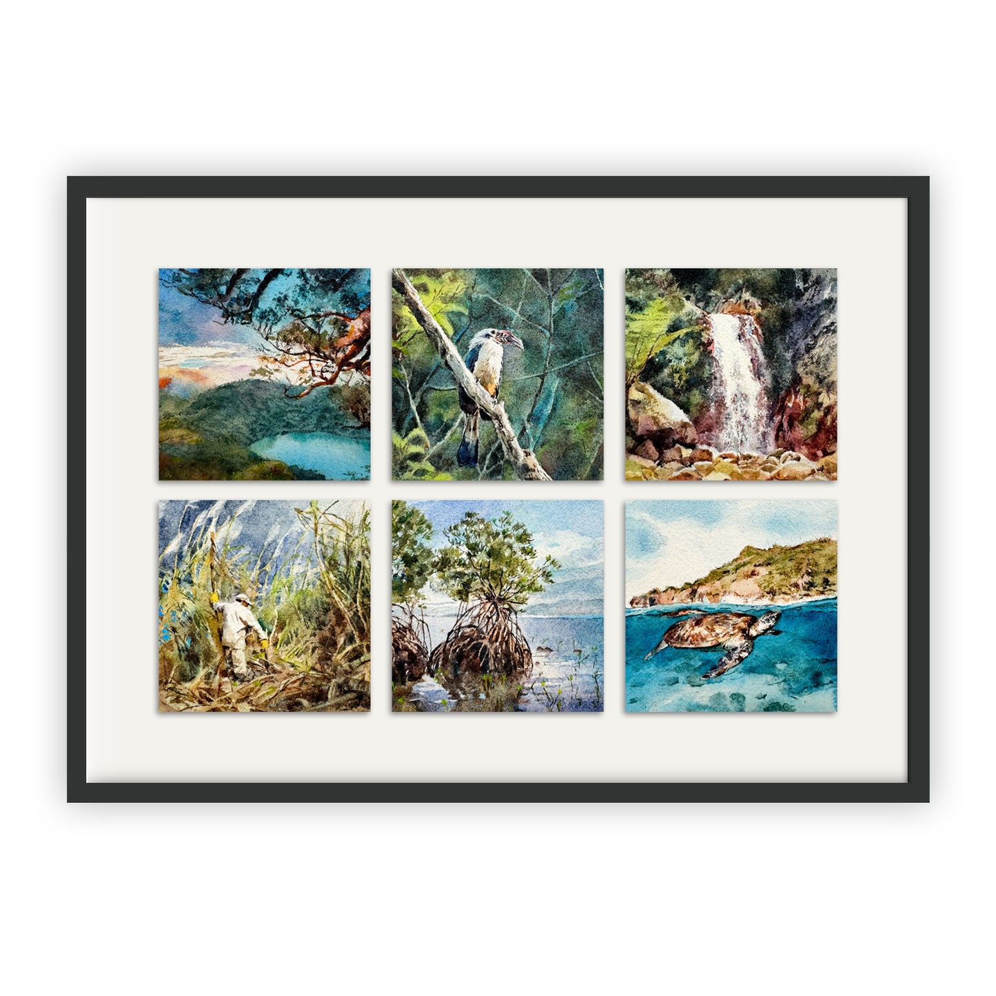 From Mountain to Sea: Negros Oriental Original Artwork by Yul Gabriel F. Dionson
