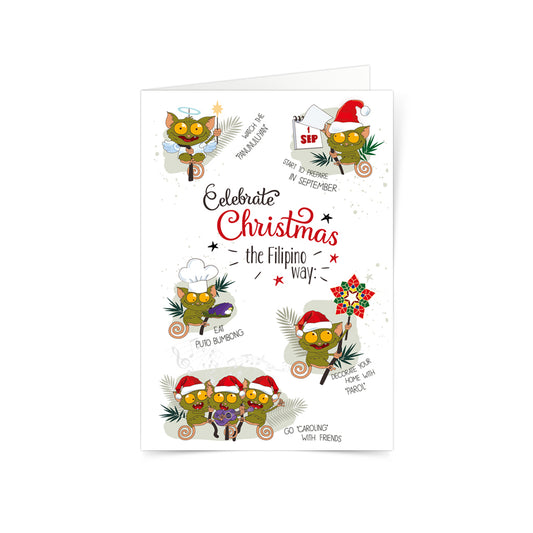 Celebrate Christmas the Filipino Way Greeting Card