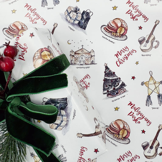 pasko, Christmas, Filipino, Philippines, gift, idea, wrap, wrapping, Maligayang Pasko, white Christmas, Dumaguete, shipping, Simbang gabi, regalo, noche, buena, illustrations, art, illustration, stars, parol, Kat Banay, Calligraphy, beautiful, cute, karoling