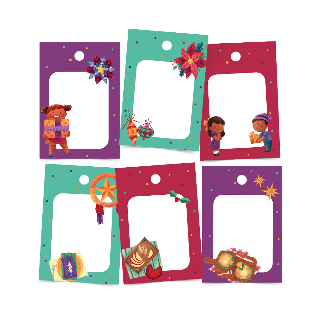 Maligayang Pasko Gift Tags Set Of 6