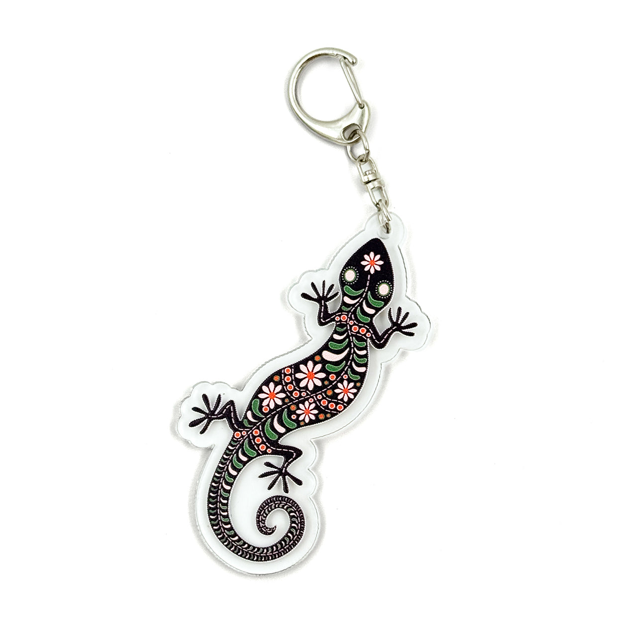 Gecko Acrylic Keychain by Wildflower Studio
