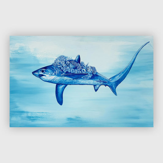 Dumaguete, Pinspired Art Souvenirs, art exhibition, exhibit, ATOA, ATOA 3, Dagat, Ocean, Marine protection, marine conservation, Philippine sea, support, limited edition, wall decor, decoration, space, blue, shark, coral reef, coral garden, Filipino, art scene, Filipino artist, original, Pinspired Art Gallery, collector