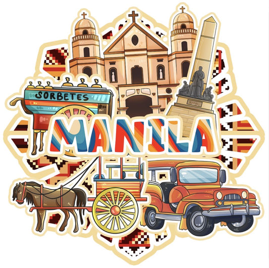 It's More Fun in Manila Fridge Magnet