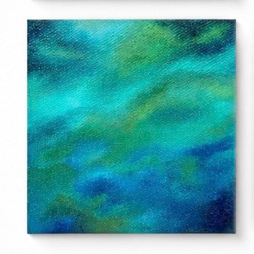 Original artwork by Skye Benito featuring expressive eyes and dreamy skies, vibrant colors, soft textures, colorful contemporary art, mixed media canvas, Filipino artist, emotional artwork, abstract textures, pink, blue, purple, green, gold, and orange tones, wall decor, Harmony in Hues.