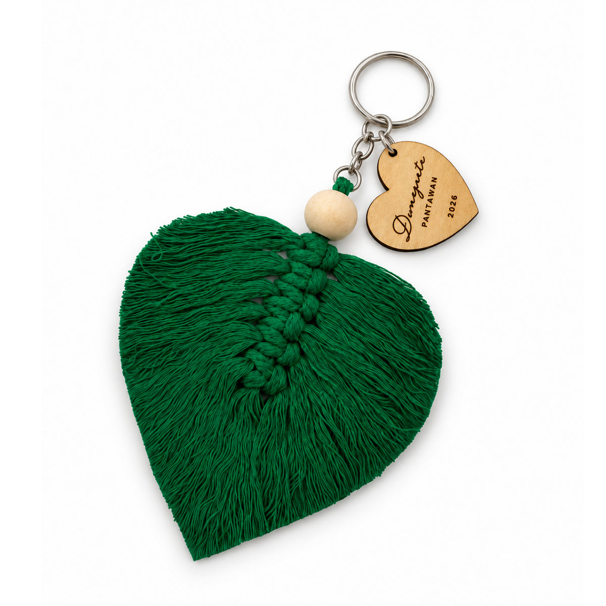 Love Dumaguete Pantawan Macrame Keychain