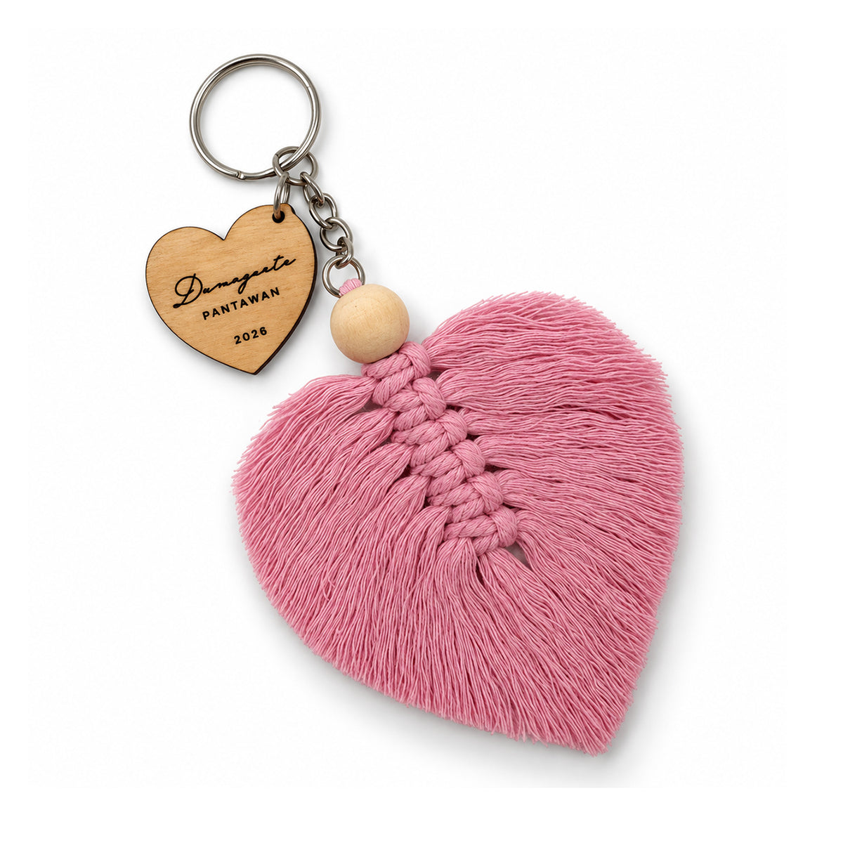 Love Dumaguete Pantawan Macrame Keychain
