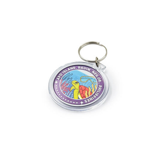 Apo Island Dauin Keychain by Kat Banay