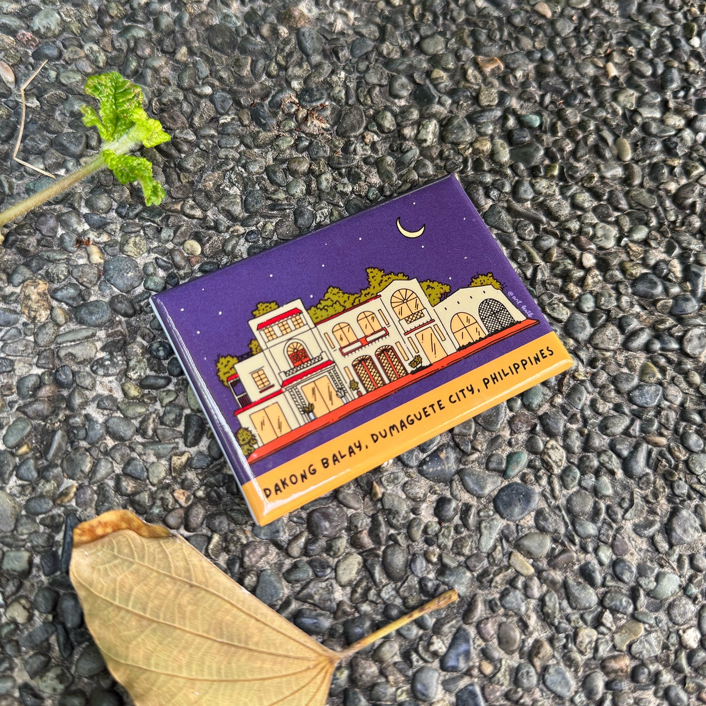Dakong Balay Rectangular Magnet by Kat Banay