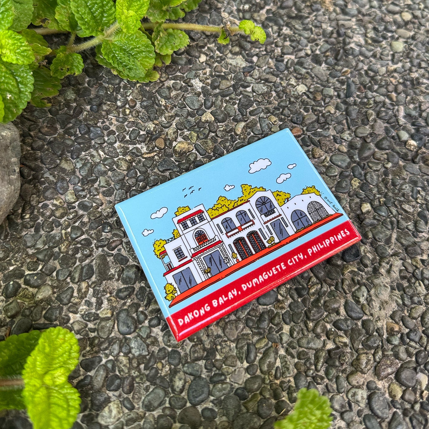 Dakong Balay Rectangular Magnet by Kat Banay