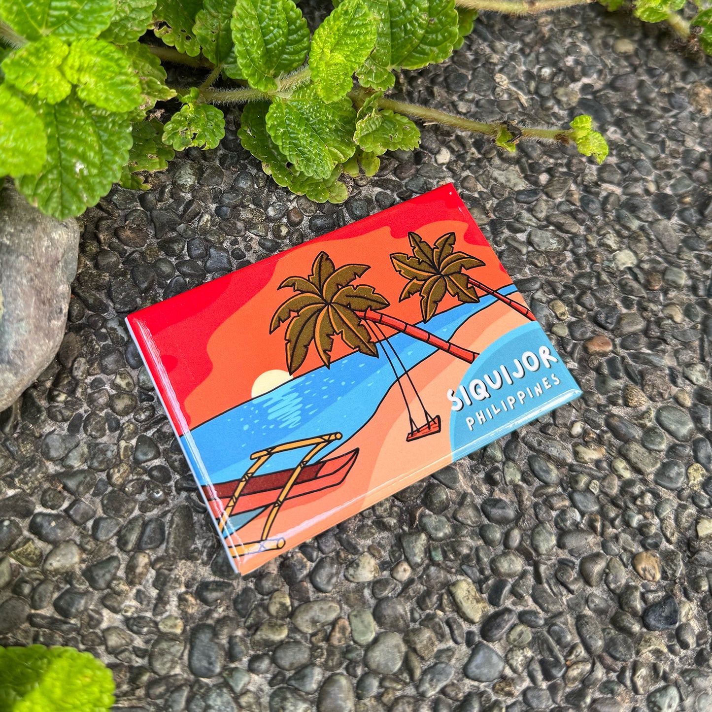 Siquijor Rectangular Magnet by Kat Banay