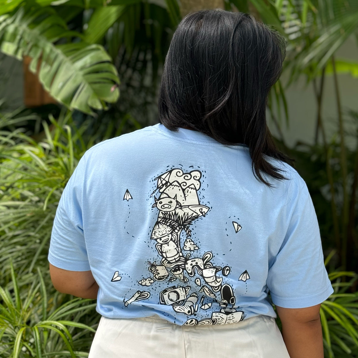 Philippines Doodle Map T-shirt by Kevin