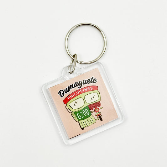Dumaguete Tricycle Keychain by Kat Banay