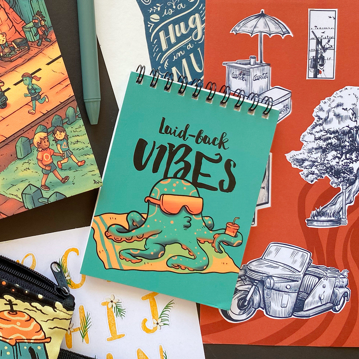 Pinoy Artist Notebook Philippine writing notebook: buy a cute Philippine notebooks to write ...