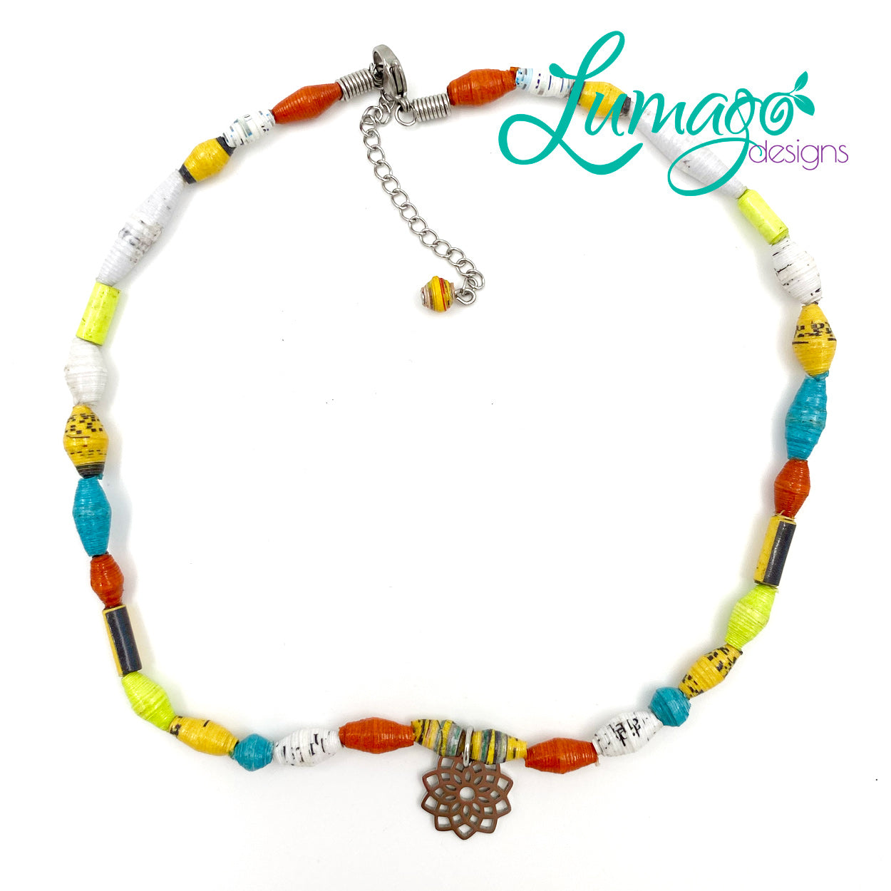 Lumago Designs, Ethical Jewellery, Sustainable, surfing, recycled, recycling paper, paper beads, craftsmanship, Filipino woman, art, artist, jewellery, earrings, bracelet, bead, mandala