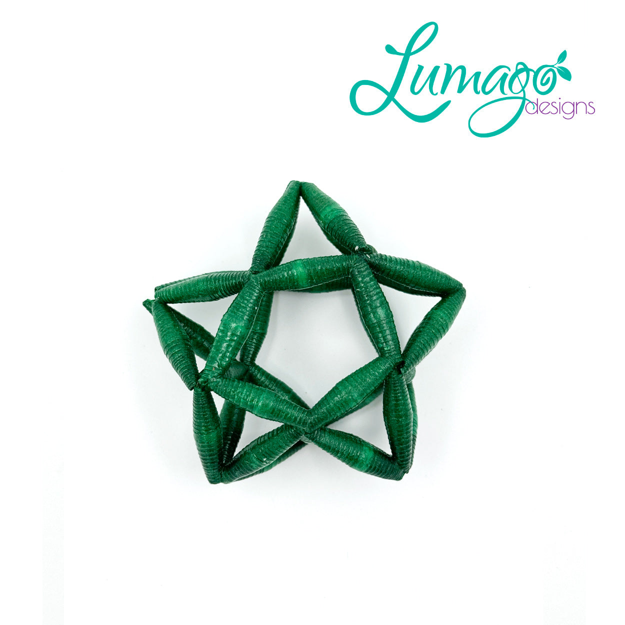 Lumago Designs, Ethical Jewellery, Sustainable, Home decoration, Christmas star, ornaments, recycled, recycling paper, paper beads, craftsmanship, Filipino woman, art, artist, Parol