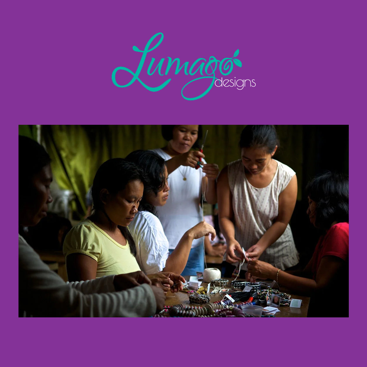 Lumago Designs, Ethical Jewellery, Sustainable, Home decoration, recycled, recycling paper, paper beads, craftsmanship, Filipino woman, art, artist, jewellery, earrings, bracelet, bead