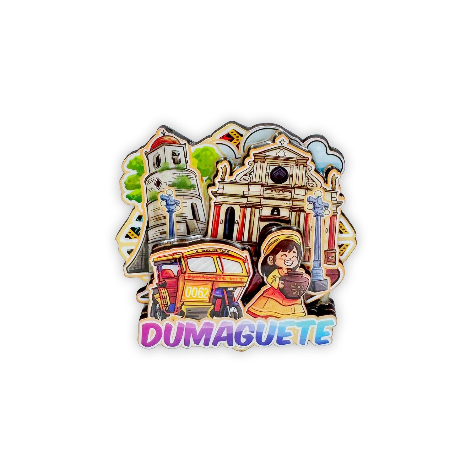 souvenir, Filipino, tourist, Dumaguete City, Negros Oriental, Tricycle, collectible, gift, claytown, Philippines, gift idea, cute, colorful, island, art, artistic, creative