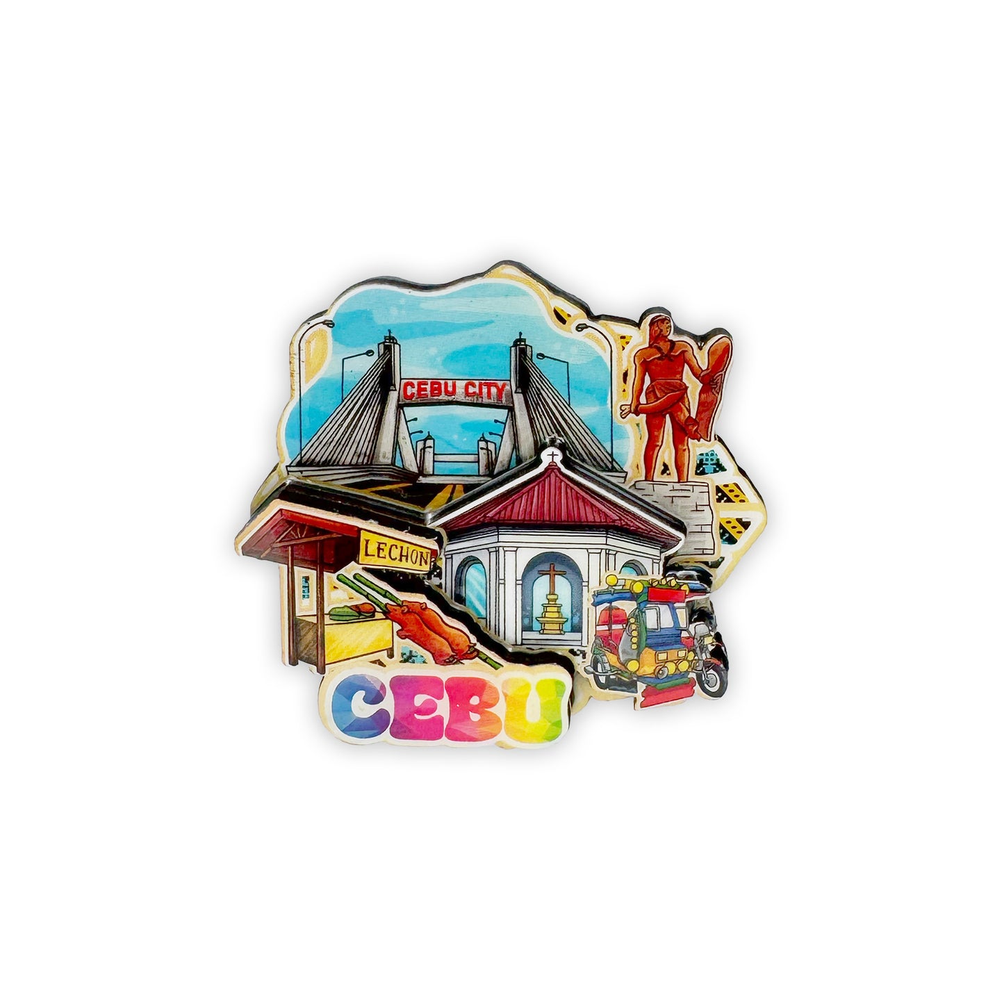 souvenir, Filipino, tourist, Cebu City, Mactan, Tricycle, collectible, gift, Lapu Lapu, Philippines, gift idea, cute, colorful, island, lechon