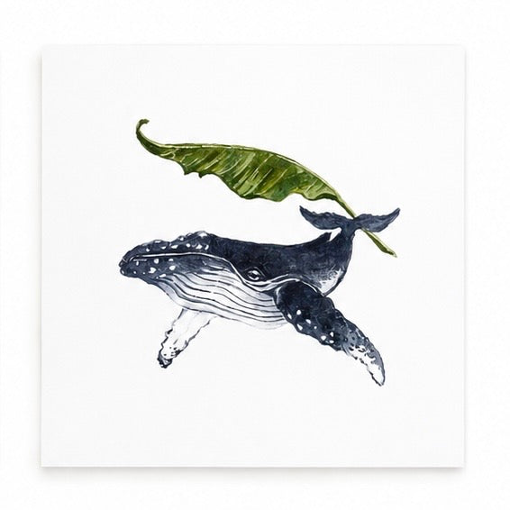 Original artwork, Dumaguete City, Negros Oriental, Philippines, Filipino artist Kat Banay, watercolor, paper art, mini artwork, authentic, wall decor, gift, ocean art, marine life, octopus, humpback whale, whale shark, manta ray, tropical flowers, sunflowers, sea creatures, underwater nature, ocean-inspired art, creative, tourist, Pinspired Art Gallery, MICRA Art Show.