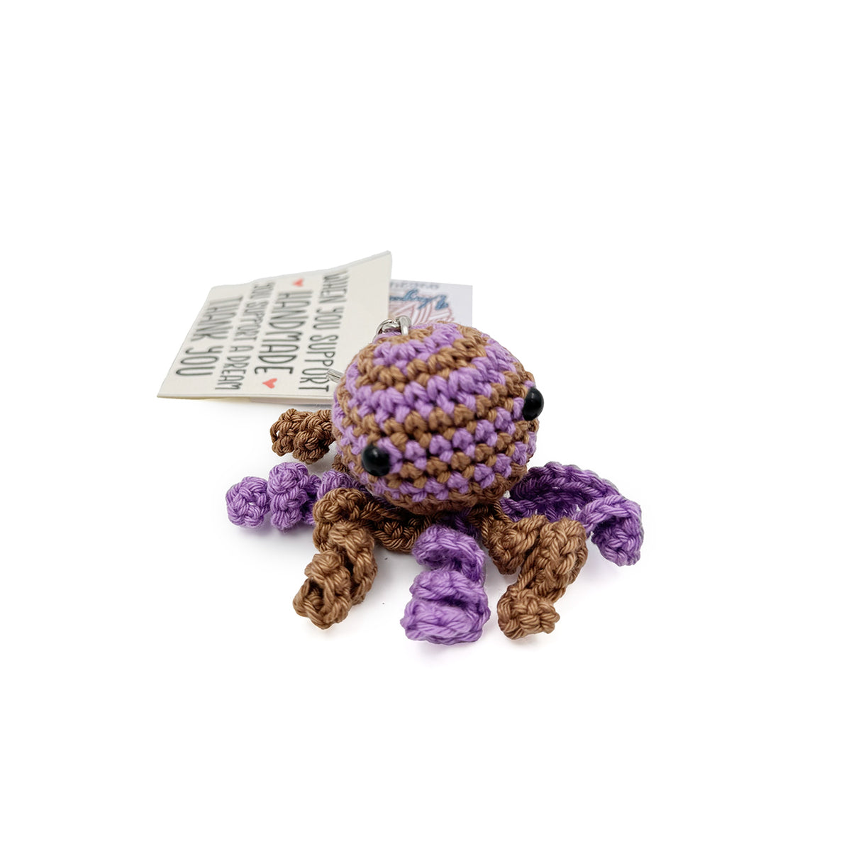 Octopus Crochet Keychain