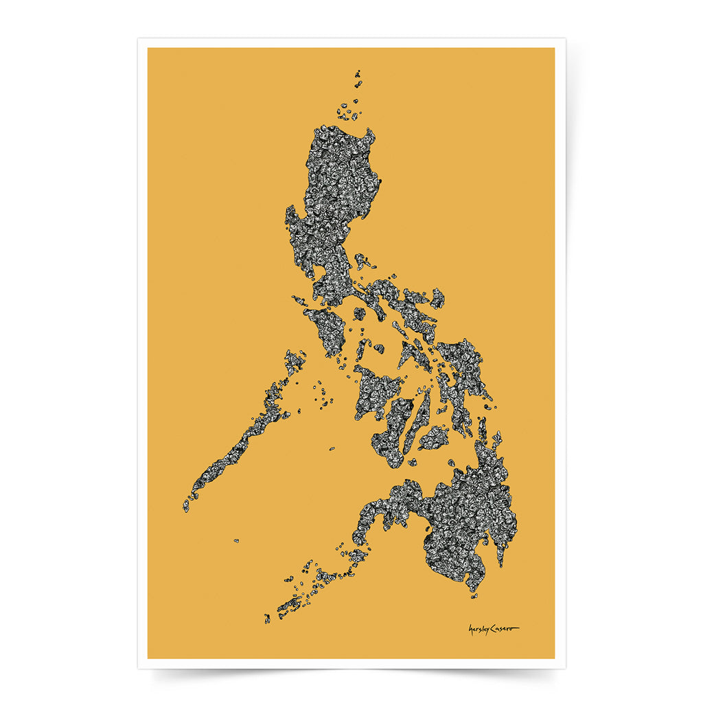 Philippine Archipelago Art Print by Hersley Casero