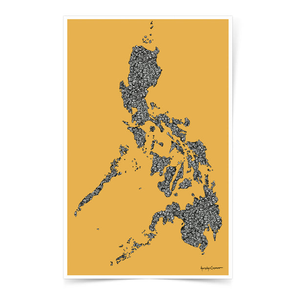 Philippine Archipelago Poster by Hersley Casero – Pinspired Art Souvenirs