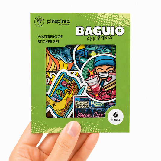 Baguio City, Strawberry, Valley of Colors, Summer Capital, Lion's Head, Filipino, cute, illustration, art, artsy, souvenir, Islands, island vibes, stick, sticker pack, creative, gift, gift idea, Philippines, waterproof, colorful, unique, Luzon, Southern Luzon, tourist, touristic, pack, set