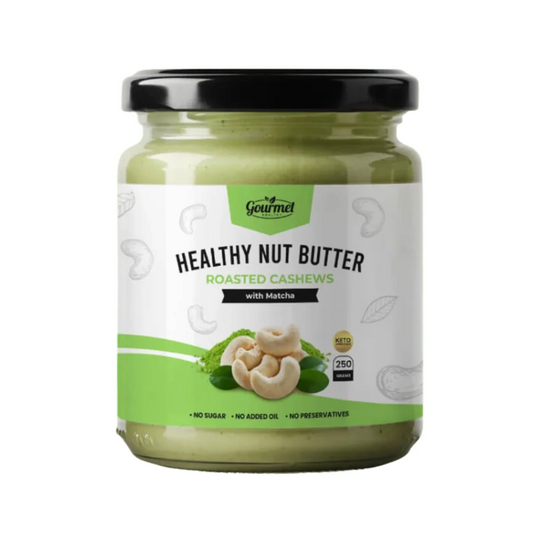 Healthy Cashew Butter with Matcha by Gourmet Healthy