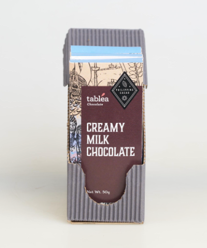 Creamy Milk Chocolate Bar 50g by Tablea Chocolate