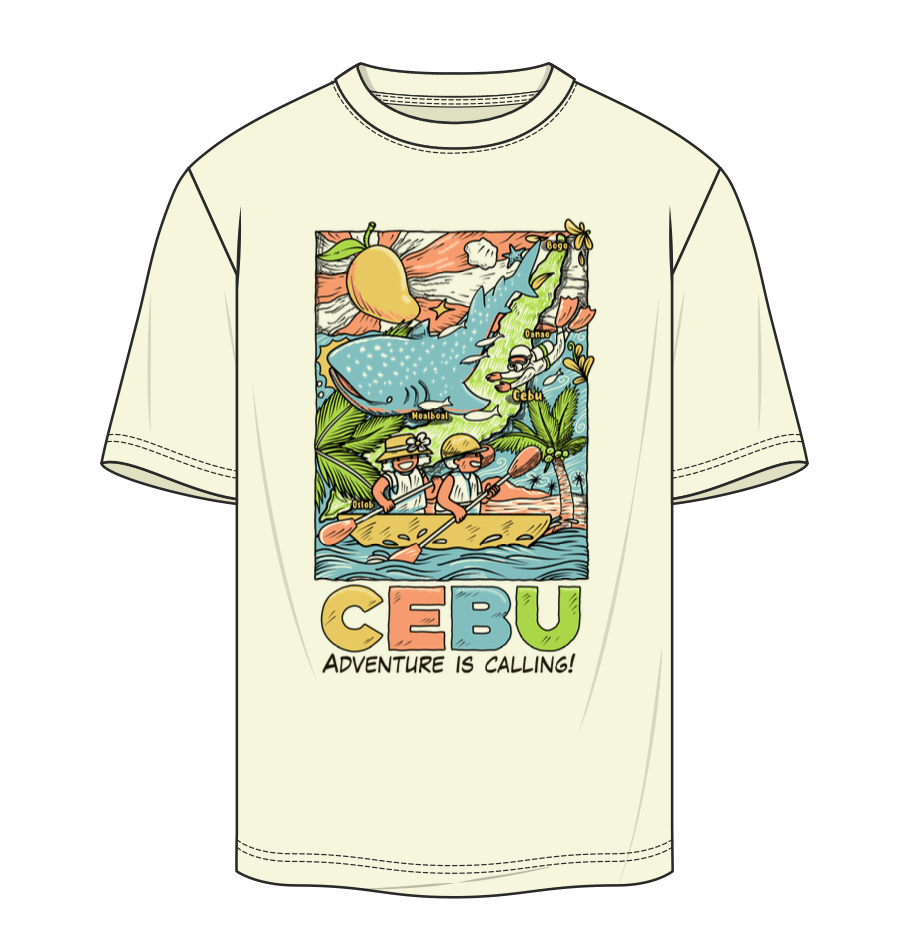 CEBU Adventure is Calling T-shirt by Moshi Dokyo