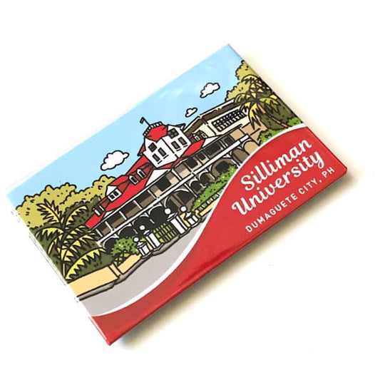Silliman Hall Rectangular Magnet by Kat Banay
