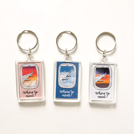 Travel Keychain by Kat Banay